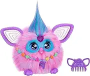 Furby Cotton Candy Pink & Blue, 15 Fashion Accessories, Interactive Plush Toys for 6 Year Old Girls & Boys & Up, Voice Activated Animatronic