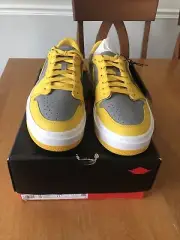 NEW Nike Air Jordan 1 Elevate Low Grey Yellow Sz 11.5Women's Sneakers DH7004 017