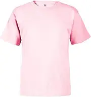 [Delta Apparel] Toddler Little Boys or Girls Unisex Plain Basic Short Sleeve Shirt T-Shirt