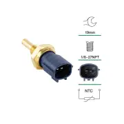 Tridon Coolant Temperature Sensor for Nissan Pulsar B17 C12 1.8L 4cyl 2012-2017