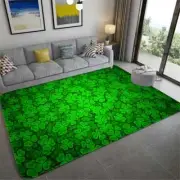 Green Leaves Anti-slip Soft Carpet for Living Room Carpets for Bedroom Floor Rug