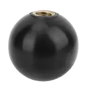 5Pcs Threaded Ball Knobs M8 Female Thread Black Handle Thermoset Ball Knob for Equipment Machinery
