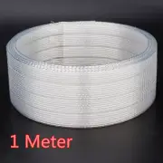 Audiophile HiFi Speaker Cable Flat Silver Plated 4N OFC Copper PTFE Audio Cord