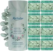 Shower Steamers Aromatherapy for Women or Men -8-Pack Stress Relief and Relaxation Shower Bomb with Natural Essential Oils,Birthday Gifts Set for Mom,Wife, Girlfriend (Eucalyptus)