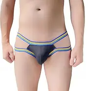 [BJFCEK] Mens Thong Sexy Underwear For Men Jockstrap Bikini Briefs Men'S Thongs G String Brief T-Back
