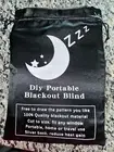 Vanten DIY Portable Blackout Blind Curtains 118" x 57" Blackout Shades NEW