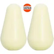 NEW (2) Switch Knobs (METRIC size) For Lever switches Strat Guitar Style - MINT
