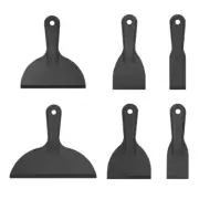 6Pcs Plastic Paint Scraper Putty Filler Spatula Scraper for Patching, Repairing