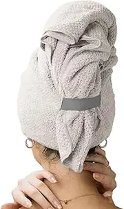 Hair Towels for Long Hair,24X40 Inches Quick Dry Hair Caps - Wet Hair Wraps, Anti Frizz Curly Hair Plopping Towel for Drying Curly Long Thick Hair
