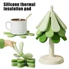 Oil-proof Trivet Heat-resistant Hot Pads for Pots Pans Christmas Tree Shape