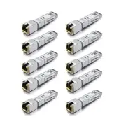 1.25/2.5/5/10G SFP+ RJ45 Copper Transceiver, 10GBase-T RJ-45 SFP+ Module for ...