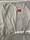 cactus jack mcdonalds mens staff crew neck white pullover sweater size xl