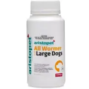 Aristopet All Wormer For Large Dogs 50 Pack 1 Tab Per 20kg Dog Worming Exp 2026