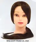 Cosmetology Protein Fiber Hair Cutting Manikin, 24-26 Inches (Brown)
