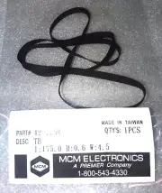 MCM Electronics NOS Flat Belt #42-1250 size I:175 H:0.6 W:4.5