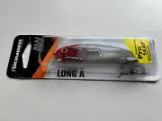 BOMBER PRO LONG A Suspending Jerkbait 3 1/2" 3/8OZ B14APXS104 Red Head Silver HD
