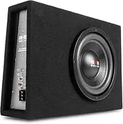 BELVA BPKG10T 600W Peak 10" Shallow-Mount Angled Amplified Loaded Subwoofer Enclosure