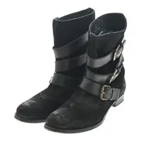 在飛比找蝦皮購物優惠-ichi H by Hudson靴子24.5cm 女裝 黑色