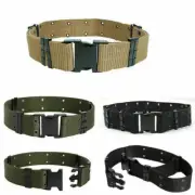 Army Tactical Military Waistband Men's Buckle Waist Belts Outdoor Training Belt