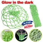 Basketball Net Glow Dark Fluorescence Light Up Basketball Hoop Shooting Ring AU
