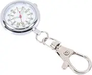 [LIFKOME] 1pc Nurse Table Digital Fob Watch Pocket Potable Watch Key Lapel Pin Watch Watches Clip Hanging Watch Badge Clip Smartwatch Watch Cases for Men Locket Silver Strap Material: Alloy