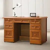 在飛比找momo購物網優惠-【Homelike】樟木4.5尺書桌/電腦桌