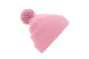 Beechfield Childrens/Kids Original Pom Pom Beanie (Dusty Pink) (One Size)