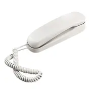 Wired Wall Phone, Hotel Small Phone, Suitable for Home/Bathroom/School/Office Fixed Wall Phone, White