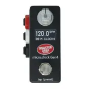 Disaster Area micro.clock Gen4 MIDI Tap Tempo & Clock Source Controller Pedal