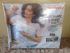 SUNBEAM ELITE ELECTRIC HEATED BLANKET TWIN SKY BLUE WITH BRAIN NEW! FREE SHIP!