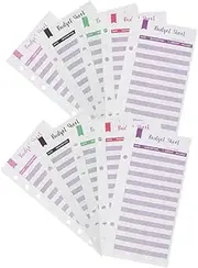 COHEALI 60Sheets Budget Sheets for Expense Tracking Budget Binder Refills of Budget Cards Lightweight Planner Inserts for Easy Organization Multi Functional Budgeting