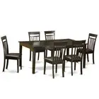7 Pc Dining room set-Table with Leaf and 6 Dinette Chairs.