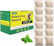 Rodent Deterrent Pouches, Natural Peppermint Scent, Safe for Home & Garden