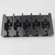 5-String Bass Bridge Black Pure Copper CNC Machined