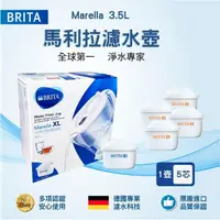 在飛比找鮮拾優惠-【BRITA】 馬利拉濾水壺Marella XL 3.5L(