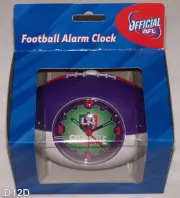 Fremantle Dockers AFL Football Shaped Alarm Clock New