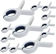 Zerodeko 12pcs Windproof Quilt Single Clip Quilt Clamps Clothesline Clip Clothes Pin Clamps Windproof Clothespins Multipurpose Clothespins Plastic Blue