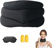Vitavix Anti-Snoring Neck Pillow - Adjustable Soft Foam Cervical Collar for Neck Support, Stop Snoring, Comfortable Sleep