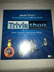Rare 2008 JEEZLE PETE'S Board Game TRIVIA THON For Smart AND Stupid People NIB
