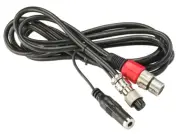 Heil Sound CC-1-K8 Mic Adapter Cable 4-Pin XLR to Kenwood 8-Pin Round