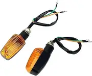 Motorcycle Indicators Flowing Turn Signal Lights UN&IVE&RSAL Modified Motorcycle Accessories Fr&on&t and rear turn signals Blinker Indicator Lights 12V(2Pcs)