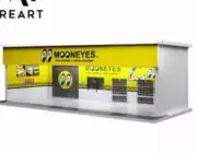 Mooneyes Shop Garage Display* Light Up Set* 1:64 Scale Diorama