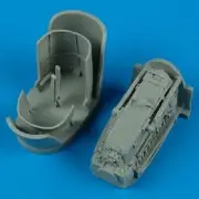 Quickboost 48204 x 1/48 Bf110C/E Starboard Engine for Eduard