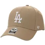 【'47 BRAND】MLB DODGERS RAISED BASIC MVP CAP 洛杉磯道奇 挺版 棒球帽 卡其色