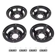 4pcs Audio Speaker Iron , DIY Replacement Speaker Edges for 4 Inch Speakers,