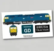British Rail Class 47 Fridge Magnet 47403 The Geordie BR Blue Diesel Locomotive