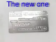 Metal Toyota logo Set for 1:10 TAMIYA Hilux Bruiser RC4WD TF2