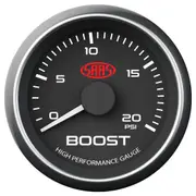 SAAS boost gauge 2" black 0-20psi for Ford Ranger PX P4AT 2.2 DI