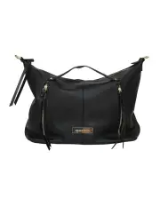 [Belle & Bloom] For Your Love Zip Front Handbag in Black