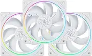 Thermalright TL-S12W CPU Fan 120mm Case Cooler Fan Comes with ARGB Lighting Effect,PC PWM Silent Computer Fan with 1500RPM Speed, CPU Cooling Fan White（3-Pack）